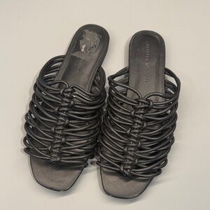 Rebecca Minkoff Black Woven Sandals